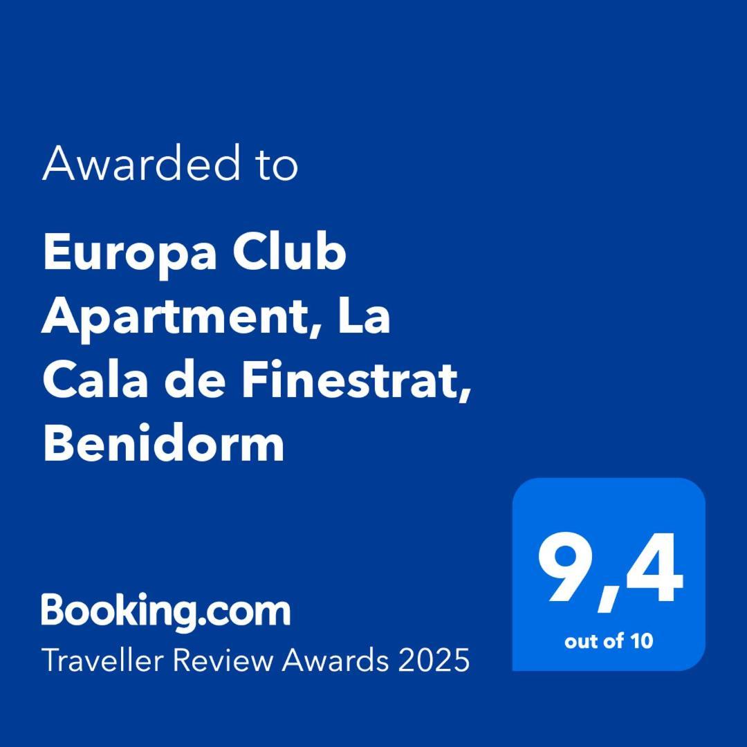 Europa Club Apartment, La Cala De Finestrat, Benidorm, Next To The Beach, Ground Floor, Air Cond Екстер'єр фото